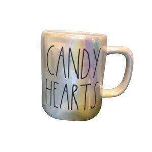 Rae Dunn Candy Hearts Mug Brand New Iridescent Valentines Day Love